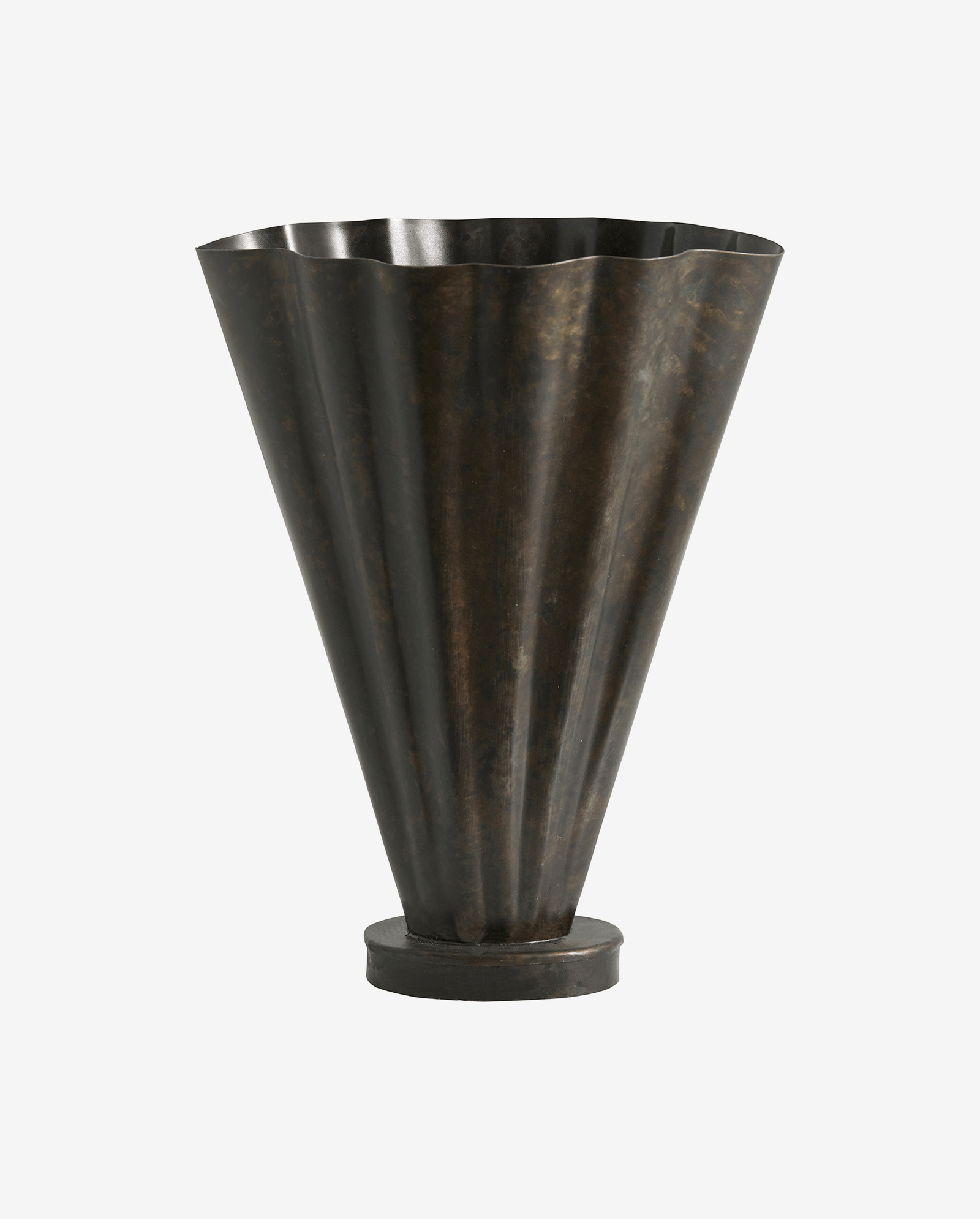 COLL Vase, antike Ausführung - braun