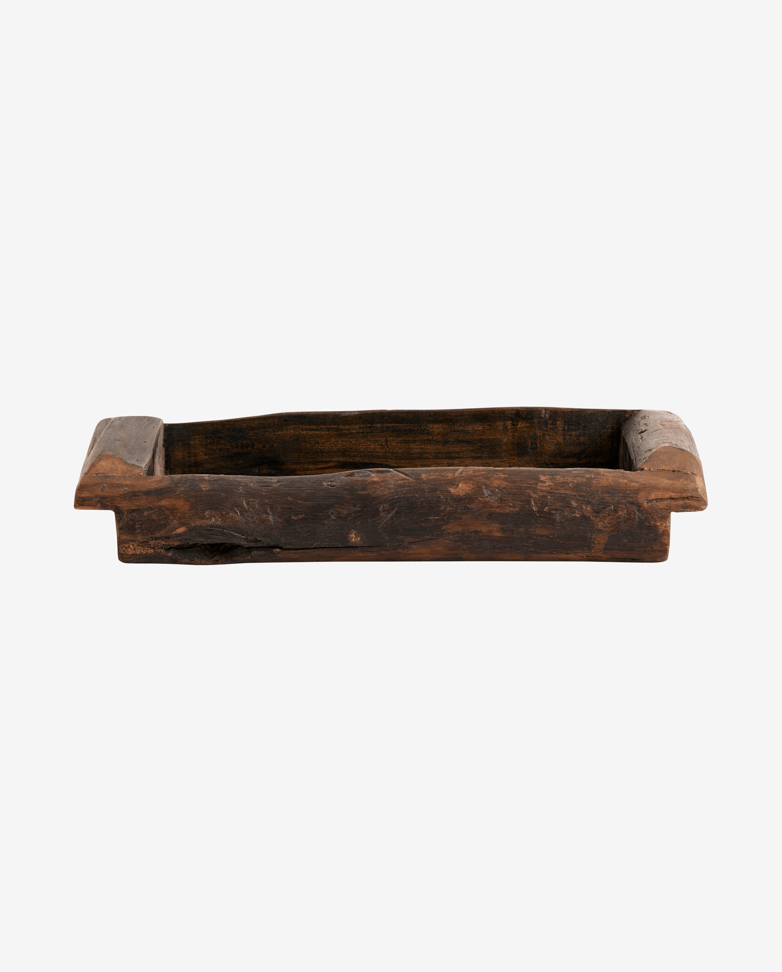 CONDO wooden dish, recycled - dark brown
