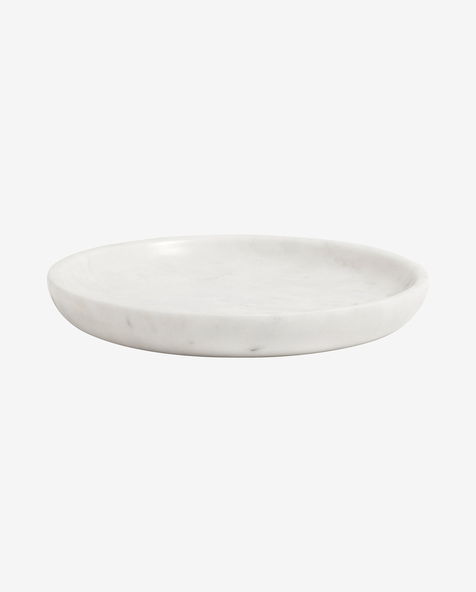 MARBLE fad i marmor - ø17 cm - hvid