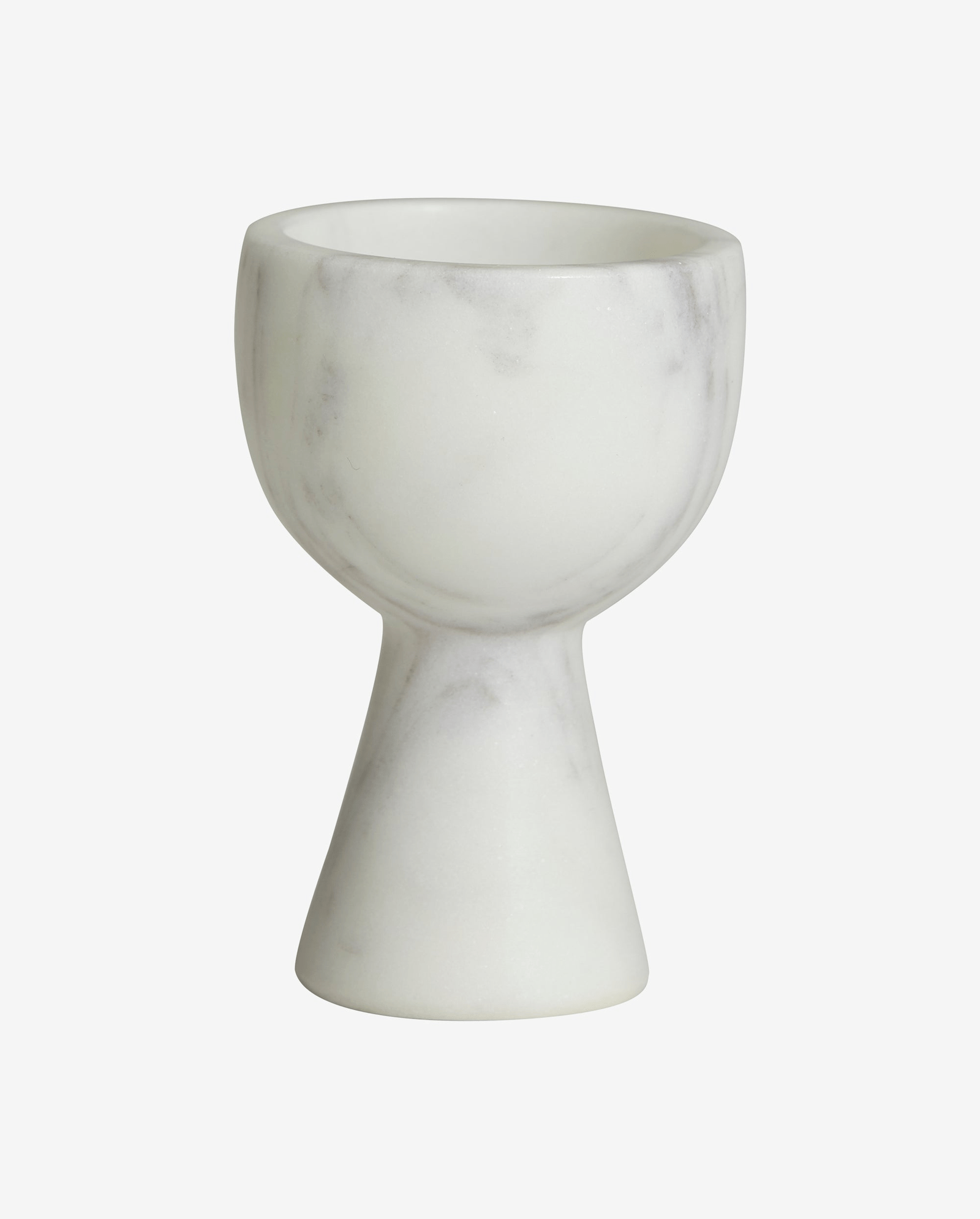Coquetier ISOP - marbre blanc