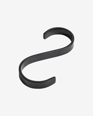 S-hook flat - black
