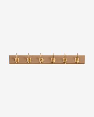 EDGY Garderobe, 6 Haken - Camel