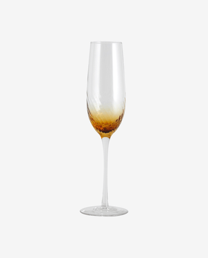 Verre à champagne GARO - ambre