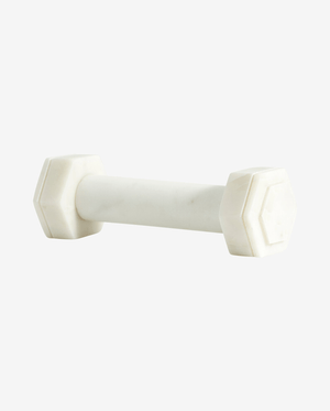 HVAR dumbbell - white marble