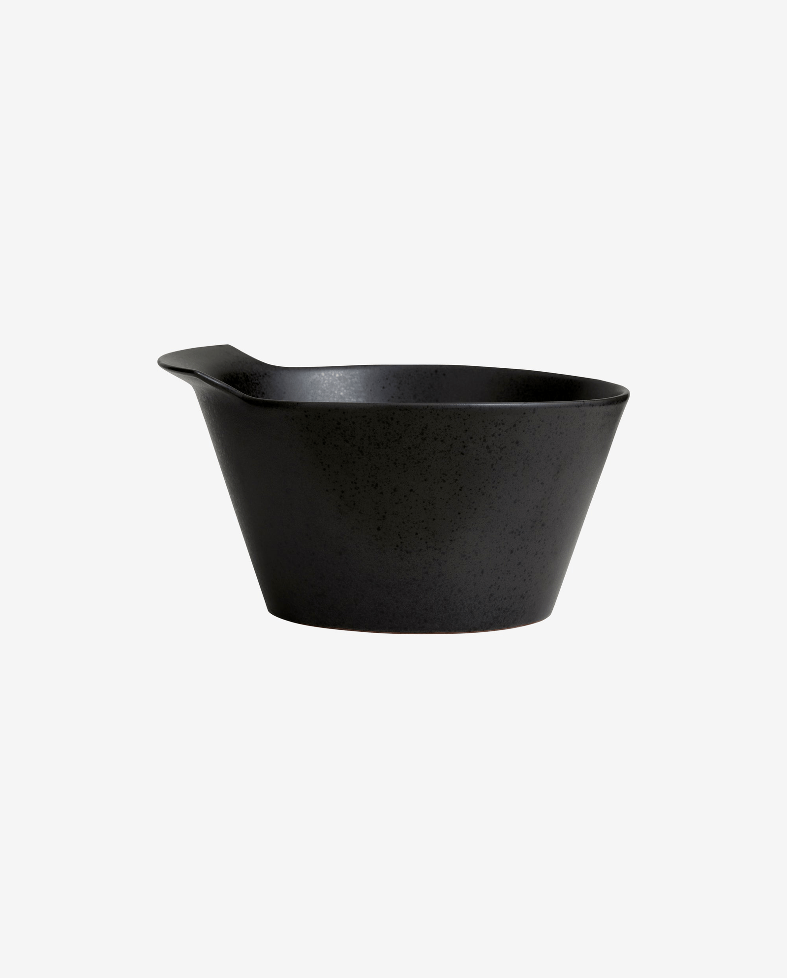 Bol en céramique TORC, L, émail marron/noir