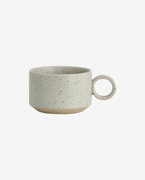 Tasse à thé GRAINY avec anse - sable