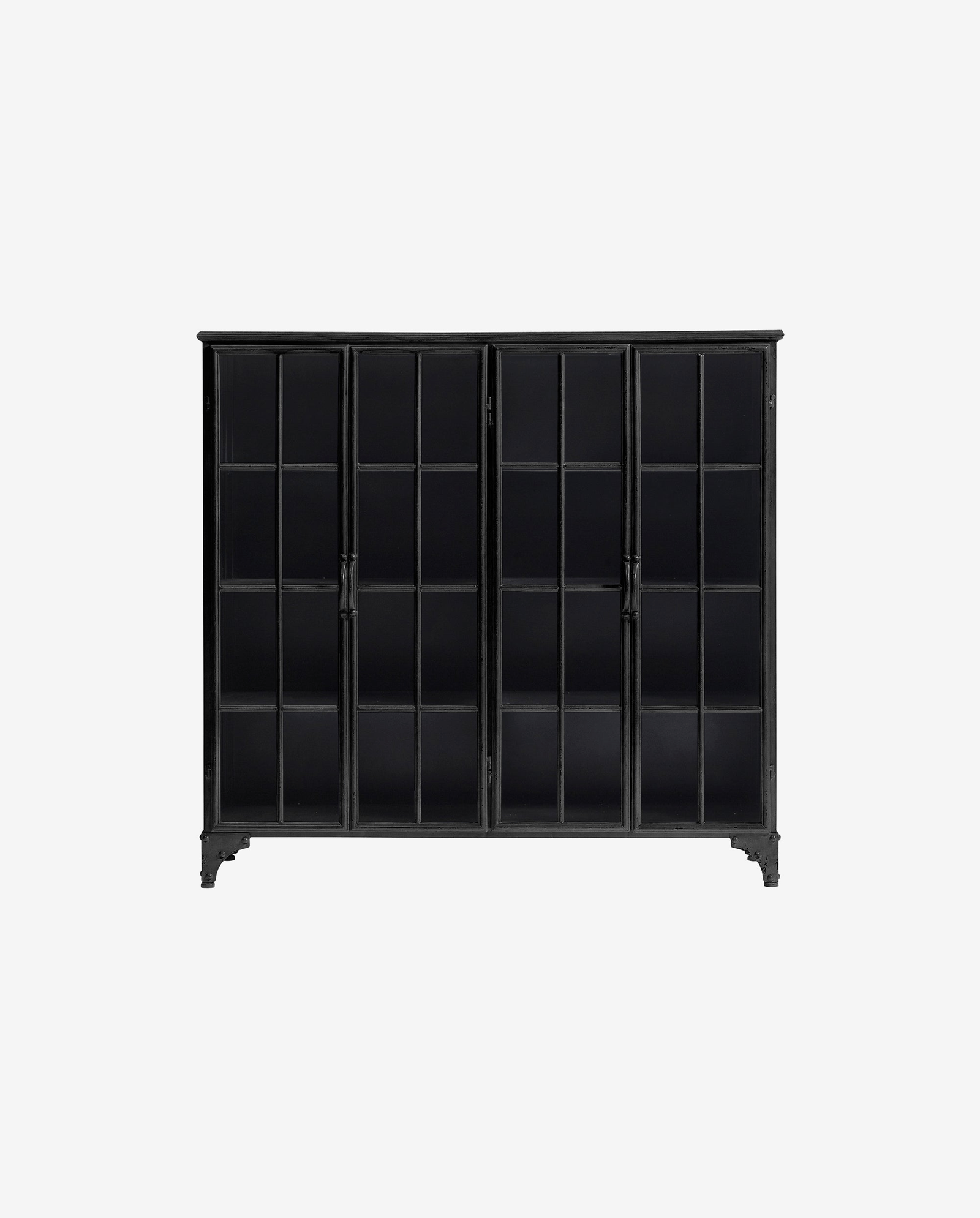 DOWNTOWN cabinet, 4 doors - black