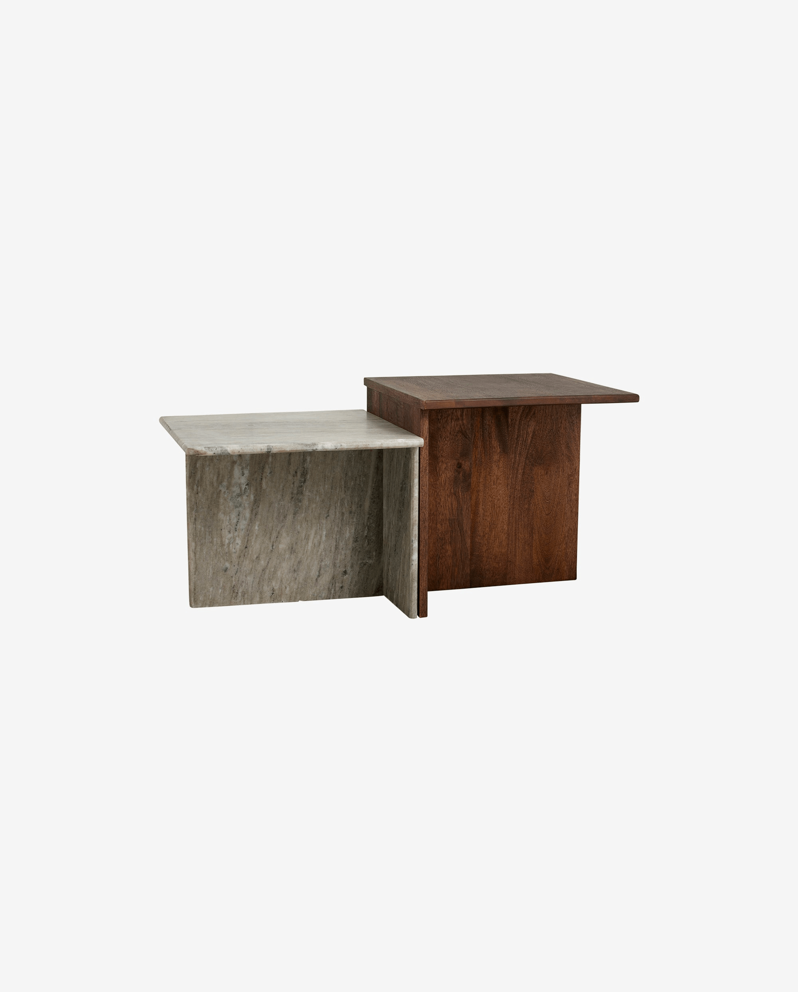 ODRA low tables - wood/marble