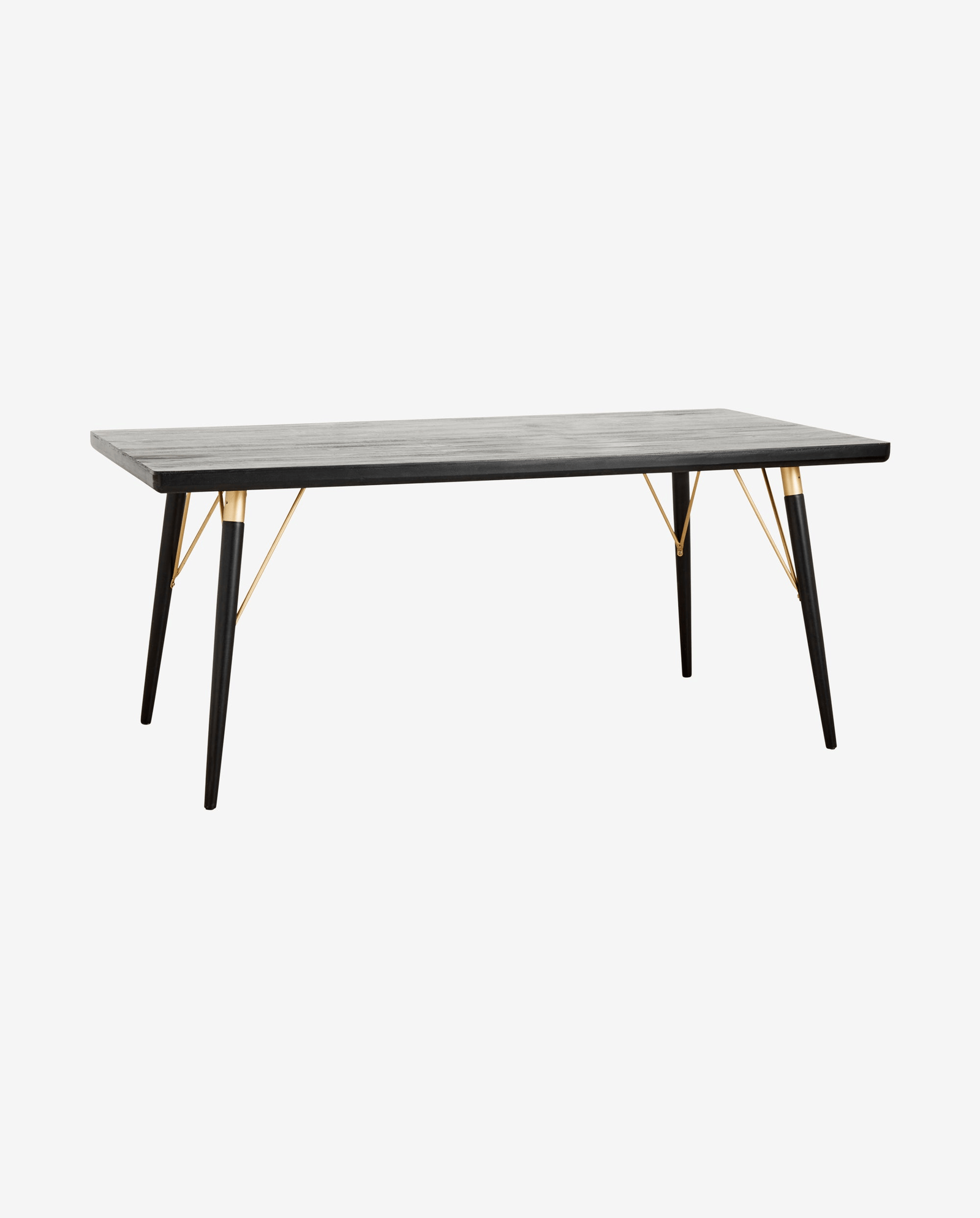 Dining table - black wood