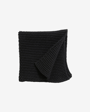 Chiffon à vaisselle MERGA, tricoté - noir