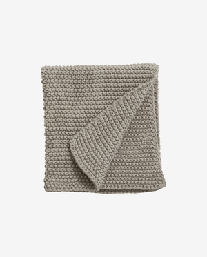 Chiffon à vaisselle MERGA, tricoté - gris