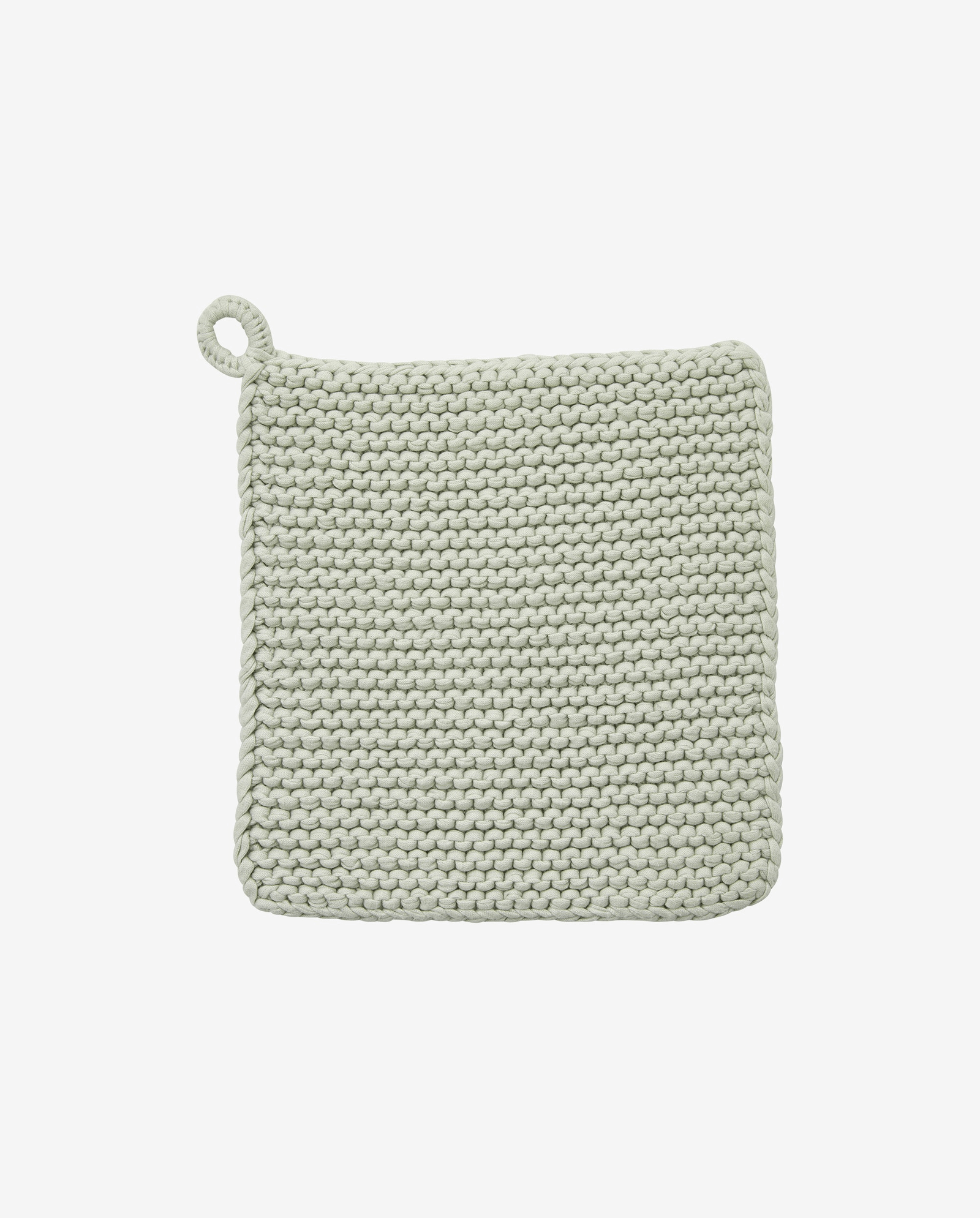 MIRA porte-pot, tricoté, menthe