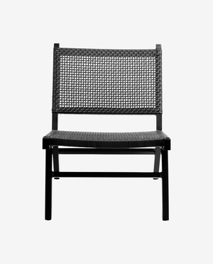 VASAI lounge chair - black