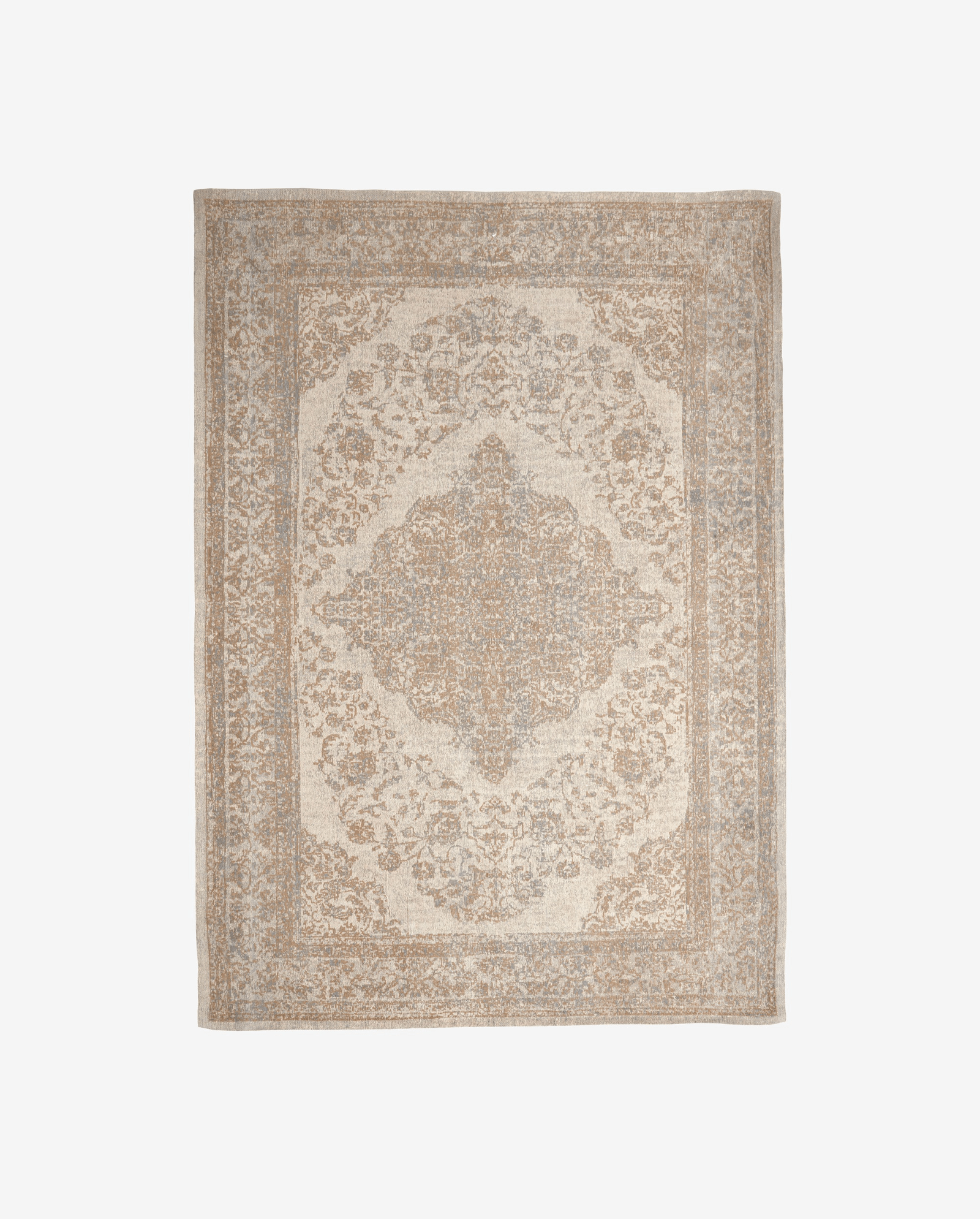 PEARL vævet bomuldstæppe, 200x290 - sand/beige