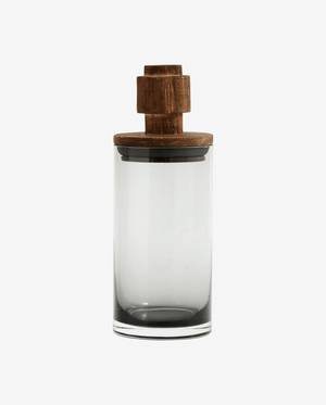 SALVIE Glasbehälter, L - Rauchglas